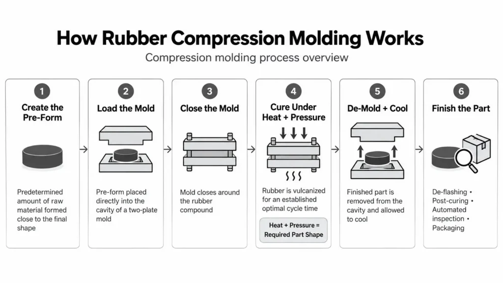 rubber compression molding